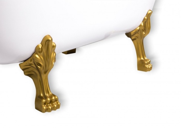 Ванна AQUA DE MARCO Эдельвейс 170x80 на золотых ножках