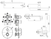 Душевой комплект PAFFONI Light KITLIQ019BO141 белый матовый