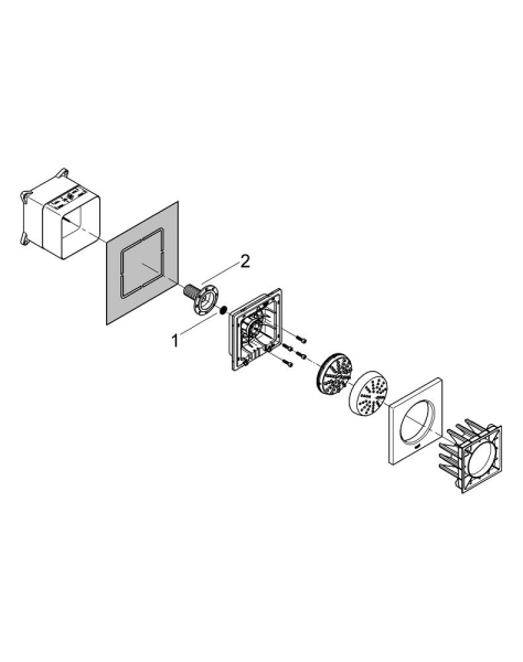 Боковой душ GROHE Rainshower F-series 27251000