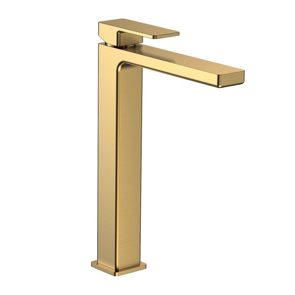 Смеситель для раковины AQUAME Savona AQM6814BG золото брашированный