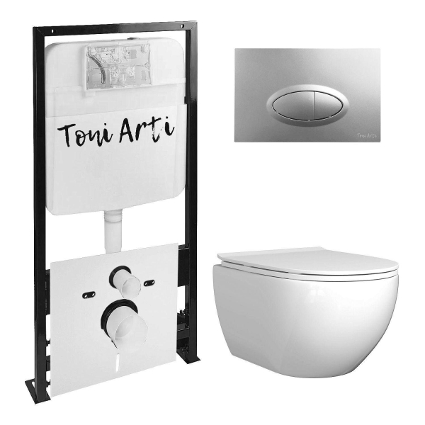 Комплект TONI ARTI TA-01 + Baglio с сиденьем с микролифтом, с клавишей Freto TA-0050 АКЦИЯ