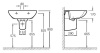 Полупьедестал JACOB DELAFON Patio 19085D-00