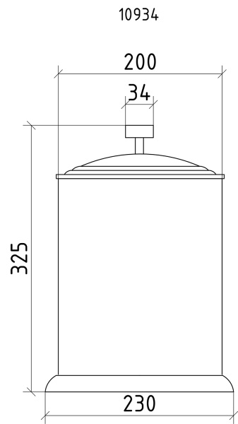 Ведро BOHEME Royale Cristal 10934-BR Bronze