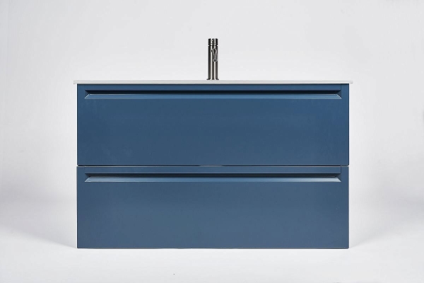 Тумба с раковиной INDA Piccadilly 80 джинсовый синий