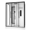 Душевая кабина BLACK&WHITE Galaxy G8030 85x160x217 профиль черный