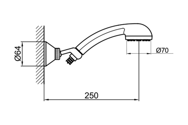 Набор для душа WEBERT Sax АС0389015