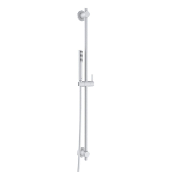 Душевой гарнитур KLUDI Nova Fonte Puristic 2084053-15 белый матовый