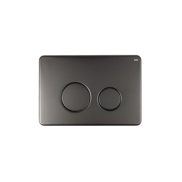 Кнопка смыва IDDIS Unisteel UNSR2GMi77 графит матовый