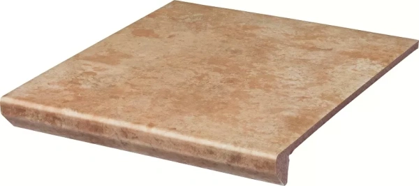 Клинкерная плитка Ilario Beige Ступень простая с капиносом MAT 30х33