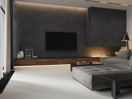 Luna White LN00 белый неполированный керамогранит 80х80см Estima