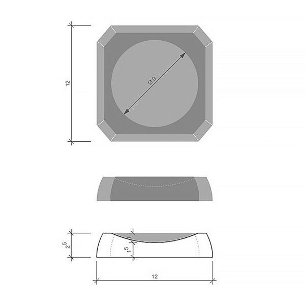 Мыльница DECOR WALTHER Kristall STS 931656 прозрачный