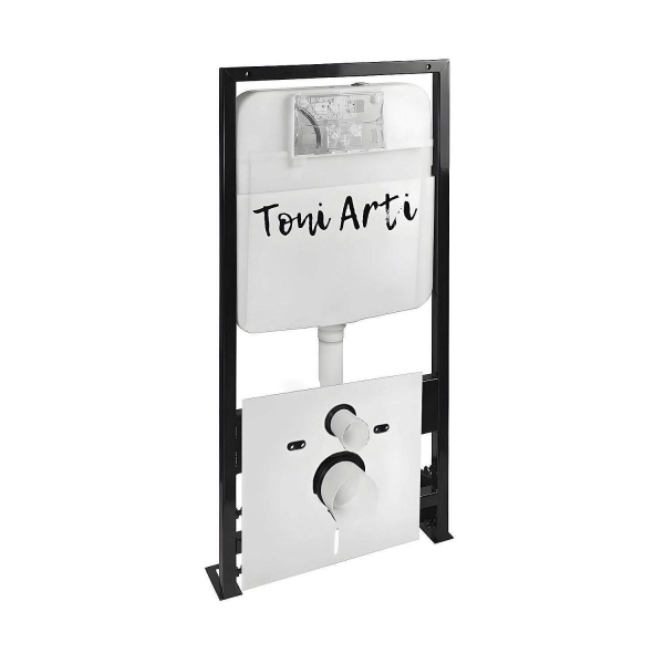Комплект TONI ARTI TA-01 + Milano торнадо с сиденьем с микролифтом, с клавишей Tocco TA-0063