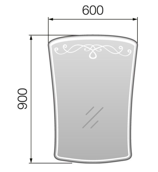 Зеркало MARKA ONE Classic 1 60