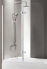 Шторка для ванны CEZARES Eco V-21 L 120x140 стекло Punto