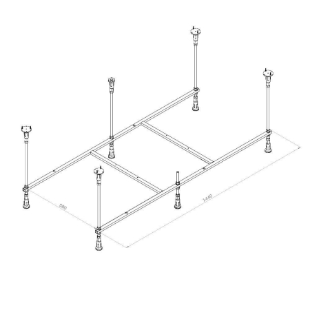 Каркас AM.PM Func 150х70