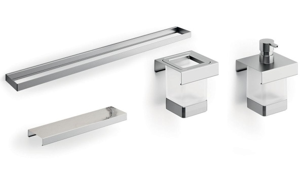 Набор аксессуаров INDA Indissima Barra 400CNS09MHW Calacatta 4 предмета