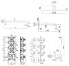 Душевой комплект PAFFONI Modular Box KITMB019NO045KING черный матовый