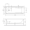 Каркас AM.PM Gem 154x62