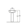 Пьедестал JACOB DELAFON Mideo/Patio 15537G-00