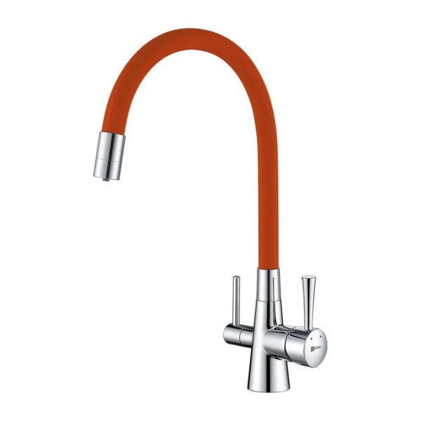 Смеситель для кухни LEMARK Comfort с подключением фильтра LM3075C-Orange