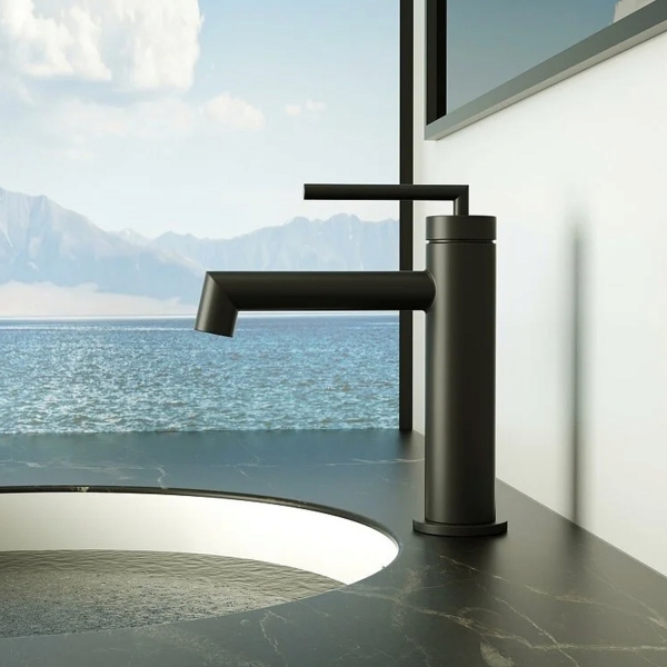 Смеситель для раковины BELBAGNO Acqua ACQUA-LVM-NERO черный матовый