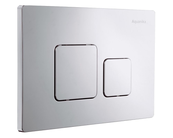 Кнопка смыва AQUANIKA Basic 01.02.09 хром матовый