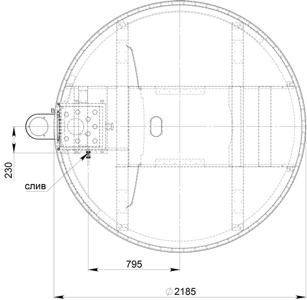 Купель POLAR SPA Elite 220 термоясень