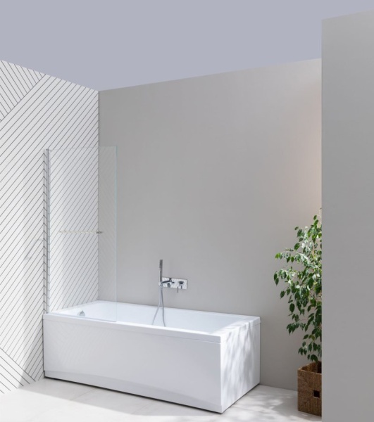 Шторка для ванны ALLEN BRAU Priority 80x150