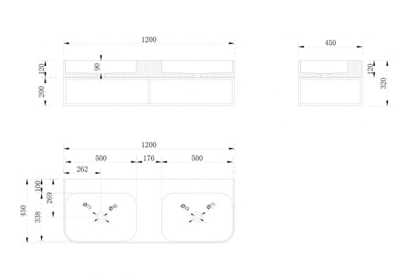 Консоль для раковины ABBER Stein AS2646