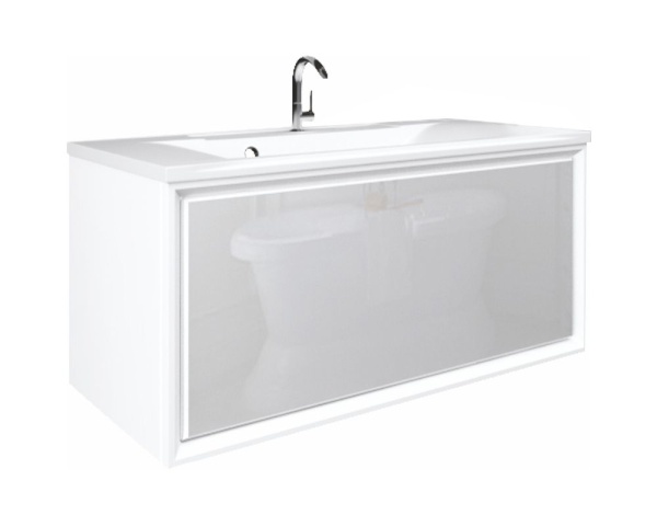 Тумба с раковиной MARKA ONE Seattle 90 Pure White