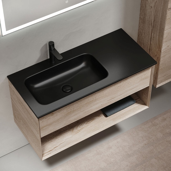 Тумба под раковину SANCOS Marmi 1.0 100 L дуб галифакс