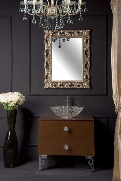 Столешница под раковину ARMADI ART Monaco 80 Dark Brown