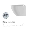 Комплект TONI ARTI TA-01 + Milano торнадо с сиденьем с микролифтом, с клавишей Tocco TA-0063