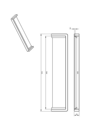 Полка ALTROBAGNO Aperto 082801NeOp