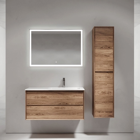 Тумба под раковину SANCOS Marmi 2.0 с 2 ящиками 100 R дуб чарльстон