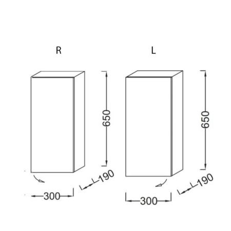 Пенал JACOB DELAFON Parallel 30 L
