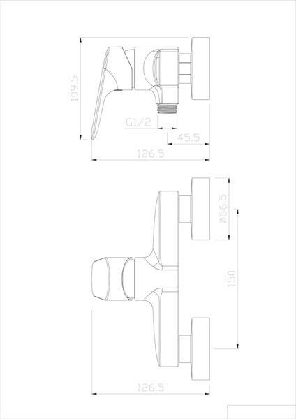 Смеситель для душа SMART Фалькон SM283504AA