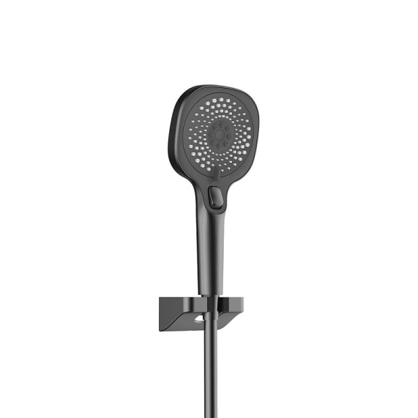 Душевая стойка VINCEA Inspire VSFS-3I13TGM вороненная сталь матовая