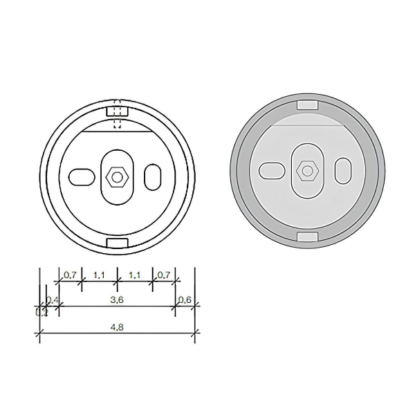 Держатель для туалетной бумаги DECOR WALTHER Basic ERH 530360 черный матовый