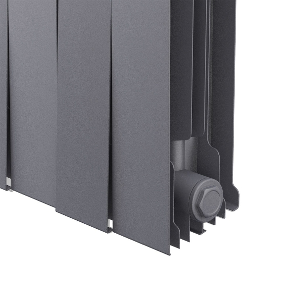 Радиатор ROYAL THERMO PianoForte 200 14С 112/28 БП серебристый матовый