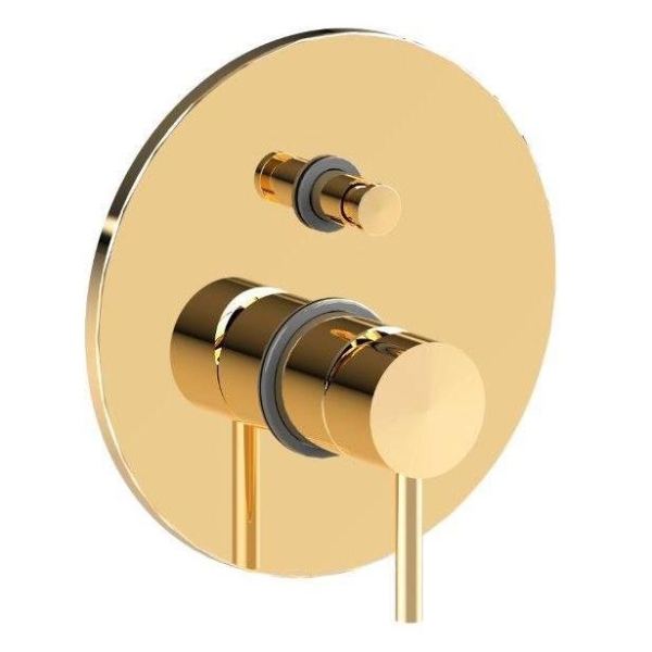 Душевой комплект PAFFONI Light KITZLIG015HG071KING медовое золото глянец