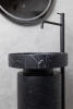 Пьедестал BOHEME Corian 801-Base-BWood Black Wood