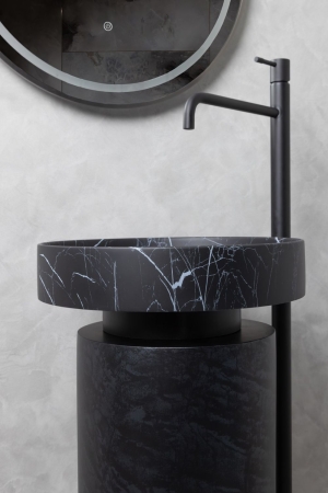 Пьедестал BOHEME Corian 801-Base-BWood Black Wood