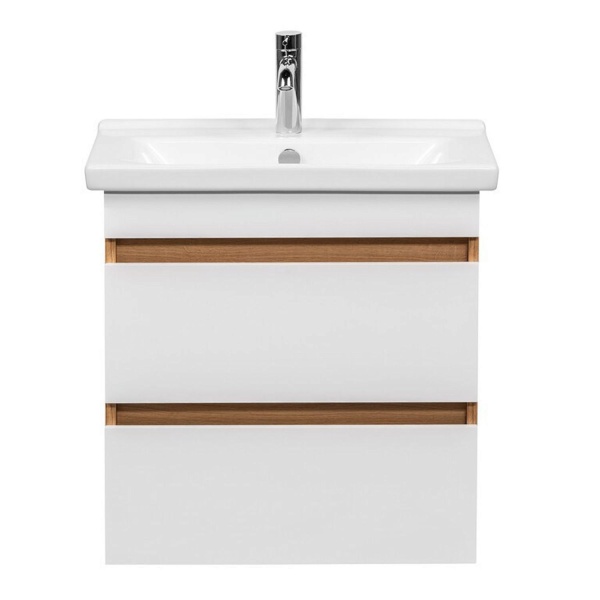 Тумба с раковиной AQUANIKA Base 60 дуб золотой