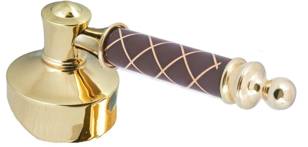 Ручка для смесителя BOHEME Murano Gold/Сhocolate