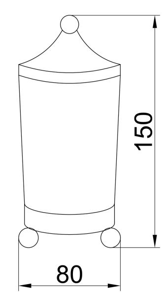 Стакан для ватных дисков BOHEME Hermitage 10394