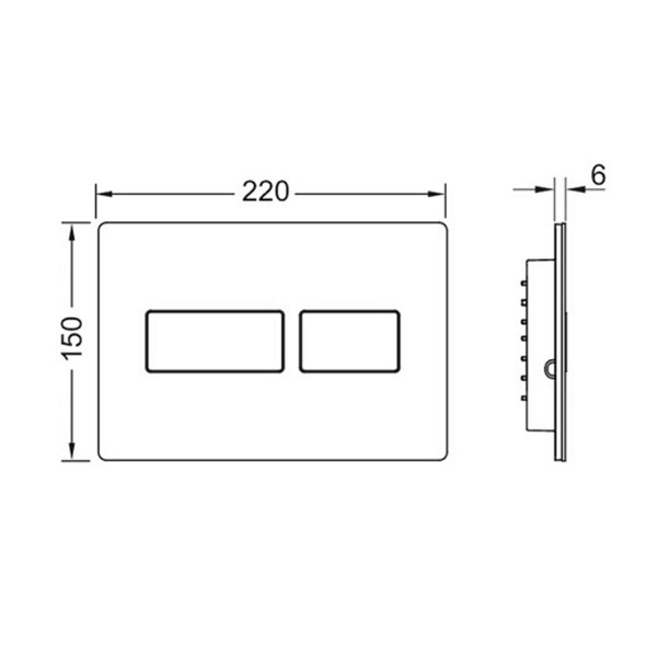 Кнопка смыва TECE TECEsolid 9240436 латунь текстура ромбы