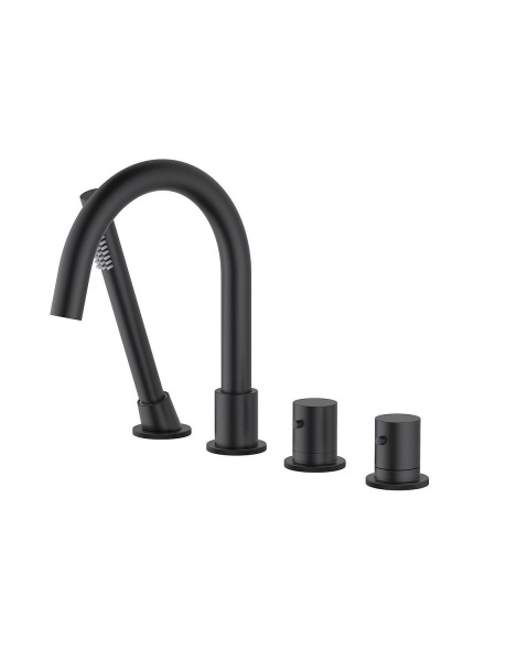 Смеситель на борт ванны TIMO Saona 2330/03Y Black matte