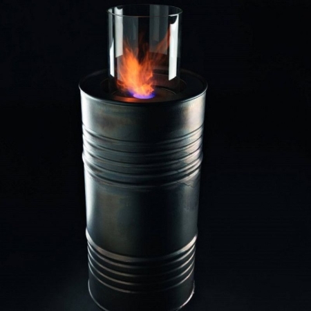 Камин биоэтаноловый для раковины KERASAN Artwork Barrel 7568K1