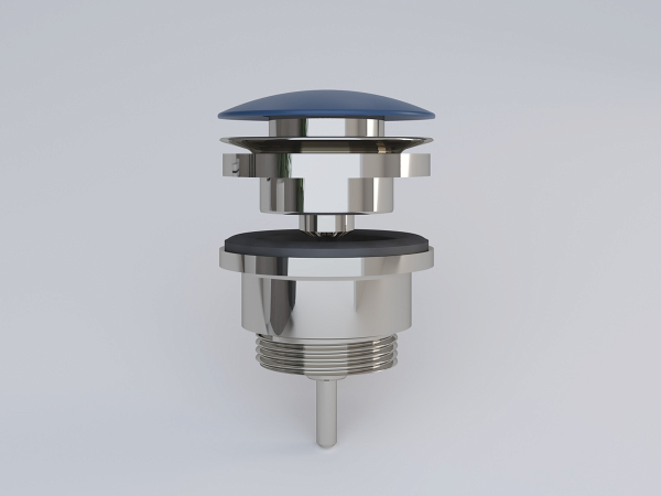 Донный клапан PLUMBERIA Up Cover BD блу деним